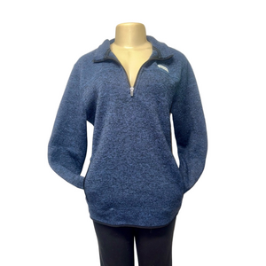 Eddie Bauer Navy Half-Zip Fleece Pullover
